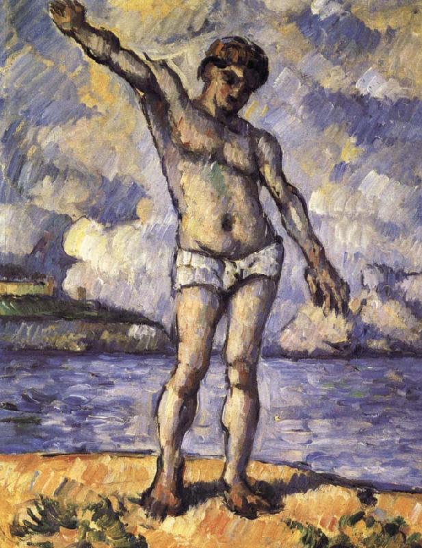 Paul Cezanne from the draft Bathing oil painting image